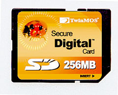 Obrazek TwinMOS 256MB oraz 512MB Secure Digital