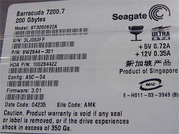 Obrazek 200GB Seagate