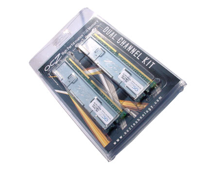 Obrazek OCZ EL DDR PC-3200 Dual Channel Platinum Limited Edition
