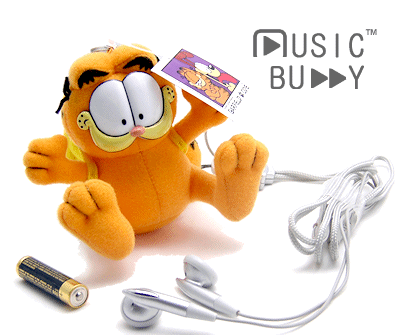 Obrazek Garfield, the mp3 player