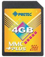 Obrazek Pretec 4GB MMC Plus 266X