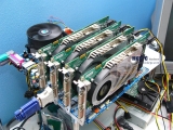 Obrazek ForceWare 90 z obsug czterech GPU.