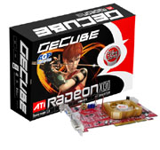 Obrazek Info-Tek przedstawia karty graficzne AGP GECUBE Radeon X1000.