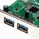 Obrazek TRANSCEND przedstawia kontroler portw USB 3.0