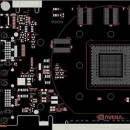 Obrazek GeForce GTS 450 - schemat pytki PCB