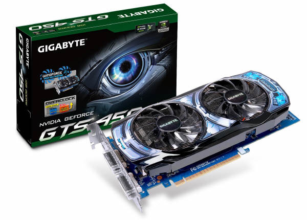 GIGABYTE - najnowsze karty NVIDIA GeForce GTS 450