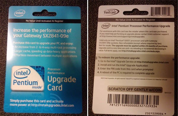 Odblokowanie Pentium G6951... za 50 USD
