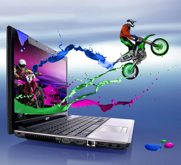 Acer Aspire 5745DG z technologi NVIDIA 3D Vision