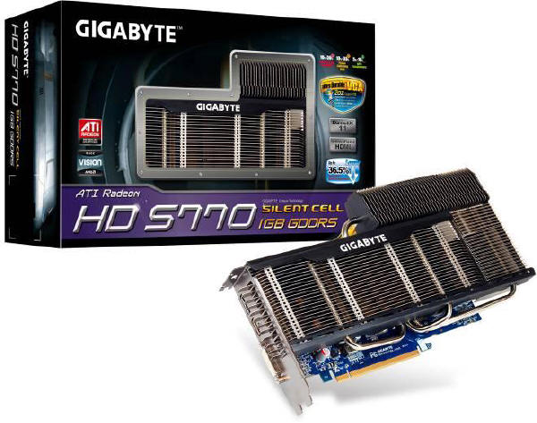 GIGABYTE GV-R577SL-1GD - bezgony Radeon HD5770
