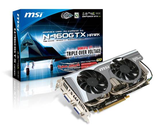 MSI N460GTX HAWK Talon Attack - limitowana seria kart