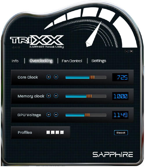 Program TriXX do podkrcania HD 6800 od SAPPHIRE 