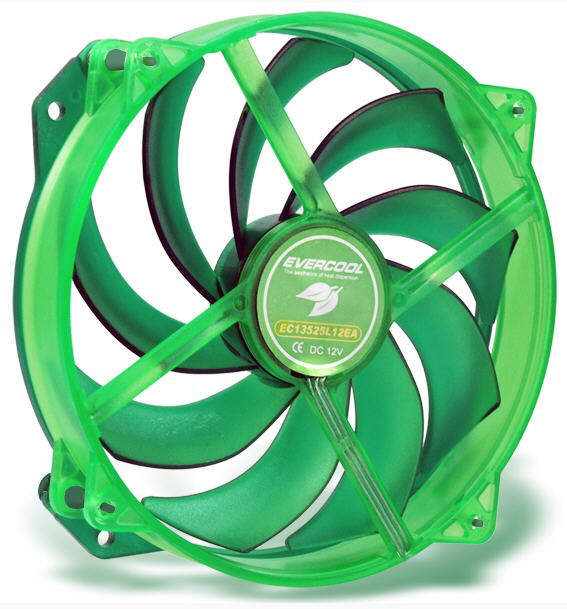 Evercool Ever Green Fan 12 Plus - czyli 140mm chodzenia