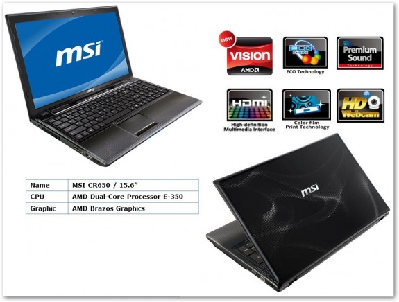 MSI Classic Series CR650