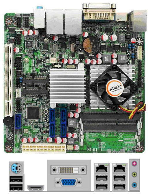 Jetway NF81-LF czyli AMD Brazos mini-ITX 