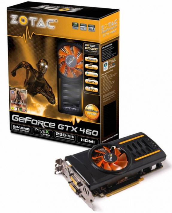 ZOTAC prezentuje GeForce GTX 460 2GB 