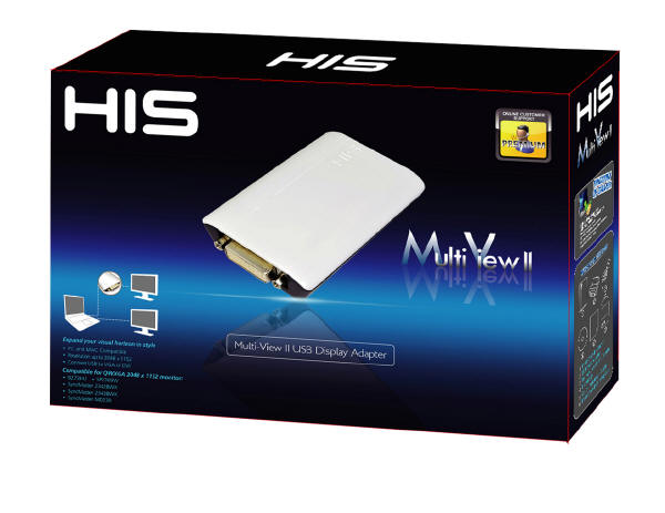 HIS Multi-View II Adapter USB do DVI 