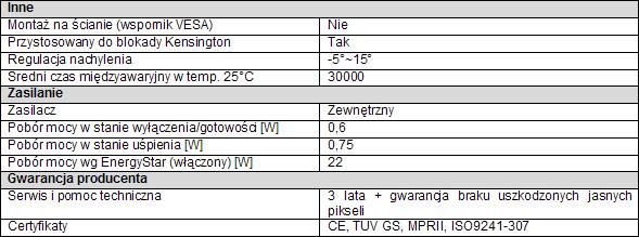 Monitor Acer S273HL z podwietleniem WLED