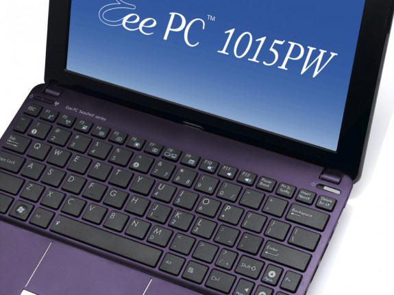 Asus Eee PC 1015PW w nowej stylizacji