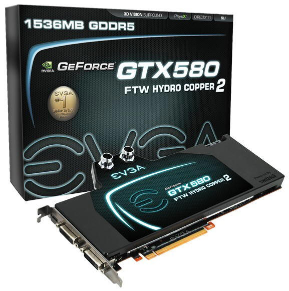 Trzy GeForce GTX 580 od EVGA