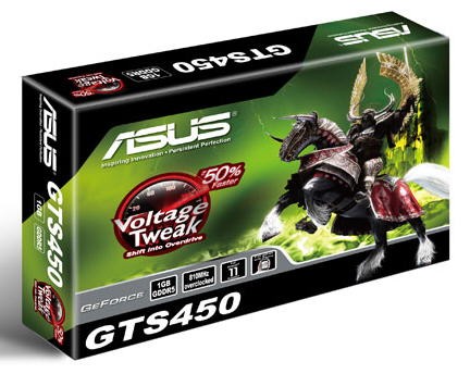 Asus - fabrycznie podkrcony GeForce GTS 450