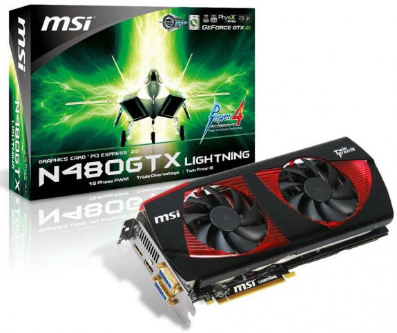 MSI - N480GTX Lightning w nowym wydaniu