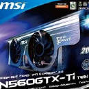 Obrazek MSI GeForce GTX 560 Ti Twin Frozr II OC w przedsprzedaży