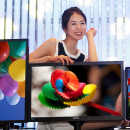 Obrazek Samsung - trzy monitory Professional Series 3