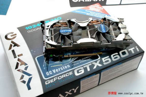 Galaxy - dwa fabrycznie przypieszone GeForce GTX 560 Ti