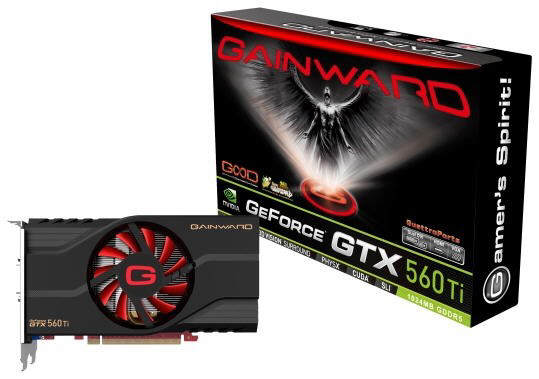 Gainward prezentuje cztery GeForce GTX 560 Ti
