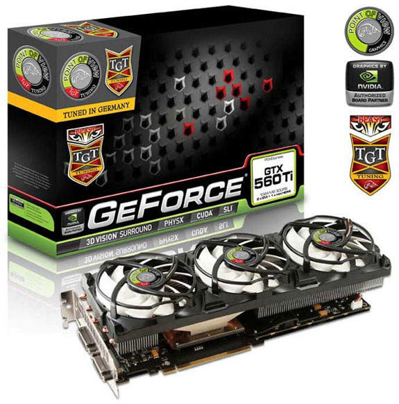 Point of View & TGT - trzy wydania GeForce GTX 560 Ti