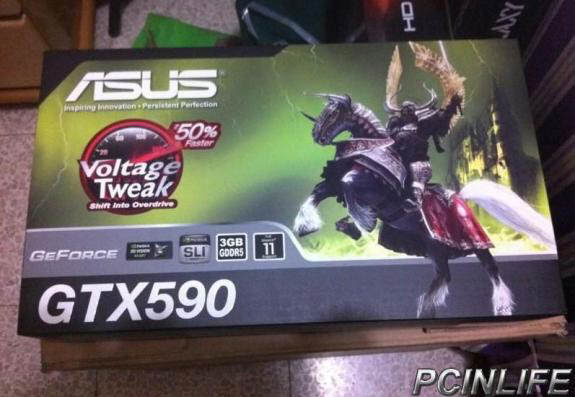 Asus GeForce GTX 590 rozpakowany...