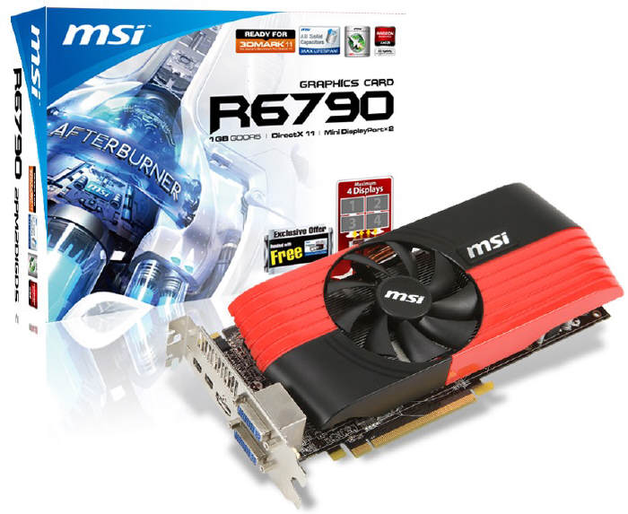 MSI R6790-2PM2D1GD5 - Radeon z 25% potencjaem OC
