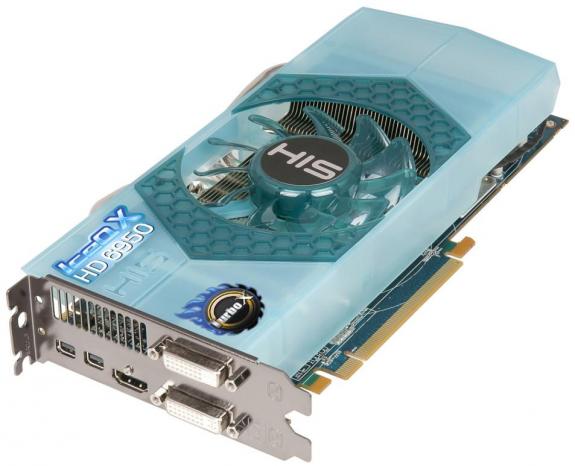 HIS Radeon HD 6950 IceQ X w szeciu odsonach