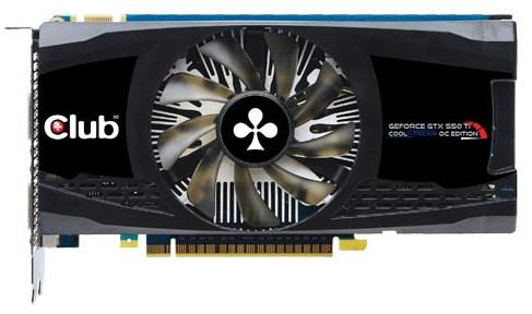 Club 3D GeForce GTX 550 Ti CoolStream OC 2GB
