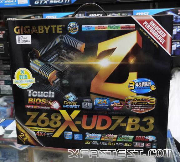 Gigabyte GA-Z68X-UD7-B3 zapany na Tajwanie