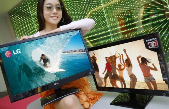 LG - dwa monitory 3D z technologi Film Patterned Retarder