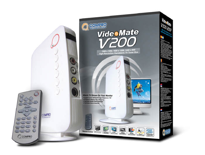 Compro V200 zewntrzny tuner TV za niewielkie pienidze