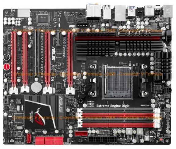 Asus Crosshair V Formula AMD 990FX na zdjciach