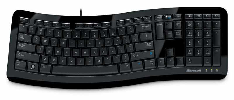 Microsoft Comfort Curve Keyboard 3000 dla wygody...