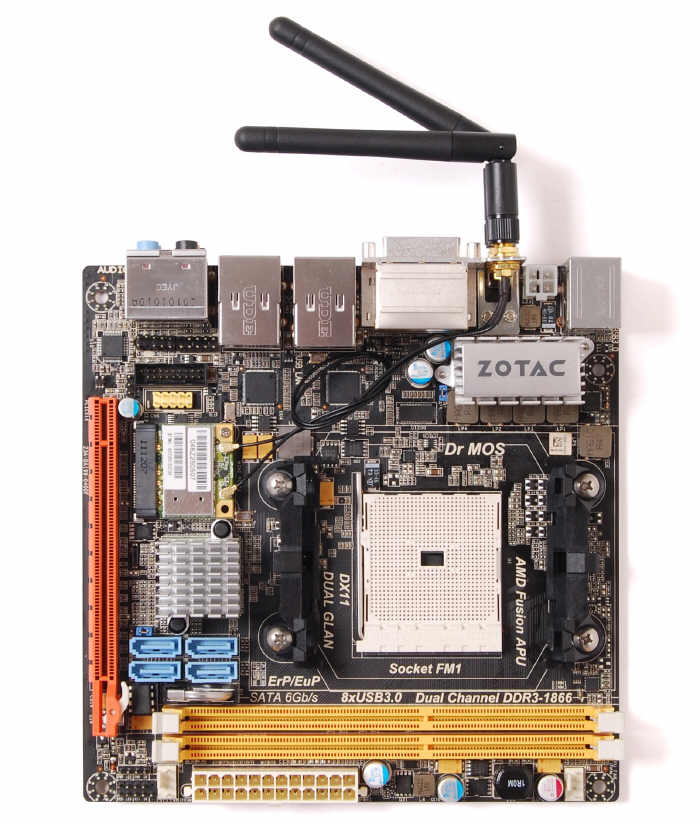 ZOTAC prezentuje now pyt gwn A75-ITX WiFi