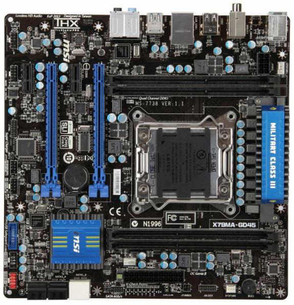 MSI X79MA-GD45 - pyta micro ATX z gniazdem LGA2011
