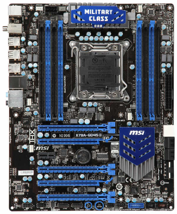 MSI X79A-GD45 ze wsparciem dla128 GB pamici RAM