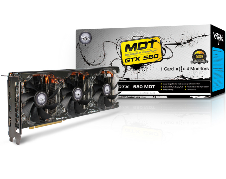KFA2 GTX 580 MDT X4 EX OC czyli Fermi 2.0
