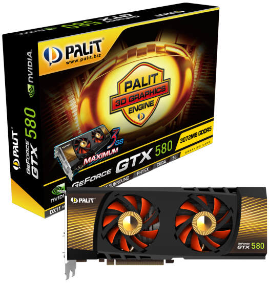 Palit Geforce GTX 580 3GB