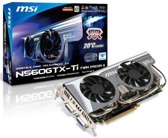 MSI - rne wydania GeForce GTX 560 Ti Twin Frozr II