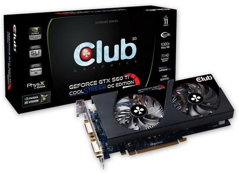 Club 3D GeForce GTX 560Ti CoolStream OC Edition