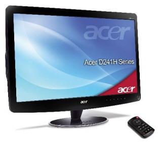 Acer DX241H - monitor z moliwoci dostpu do sieci