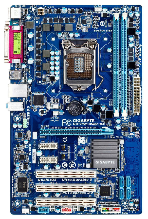 GIGABYTE 6 B3 - GA-P61-USB3-B3 z USB 3.0