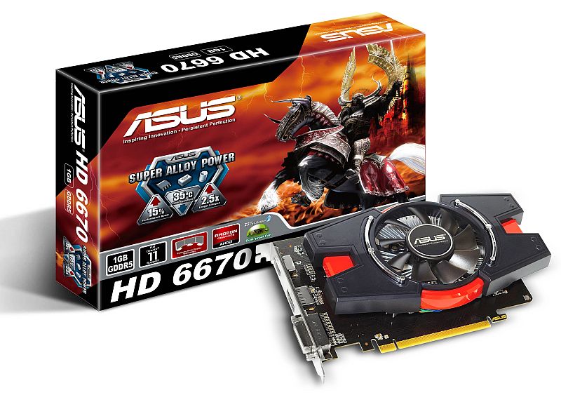 ASUS wypuszcza karty graficzne HD 6670, HD 6570 i HD 6450 