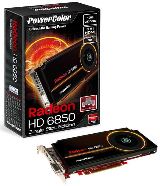 PowerColor - jednoslotowy Radeon HD 6850
